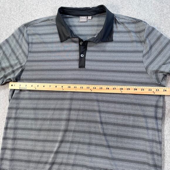 Ping Sensor Cool Striped Golf Polo Shirt Men's XL Performance Short Sleeve - Picture 7 of 11
